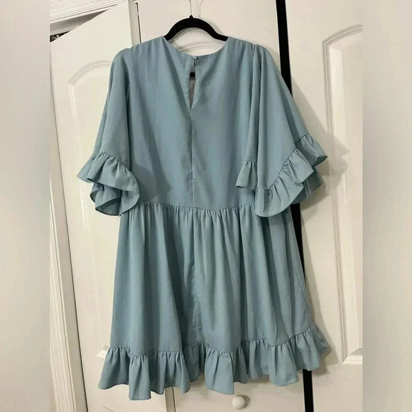 L Love ruffled dress size Large NWT - Picture 6 of 9